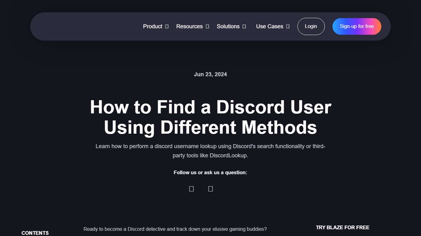 How to Find a Discord User Using Different Methods - Blaze - Marketing Analytics