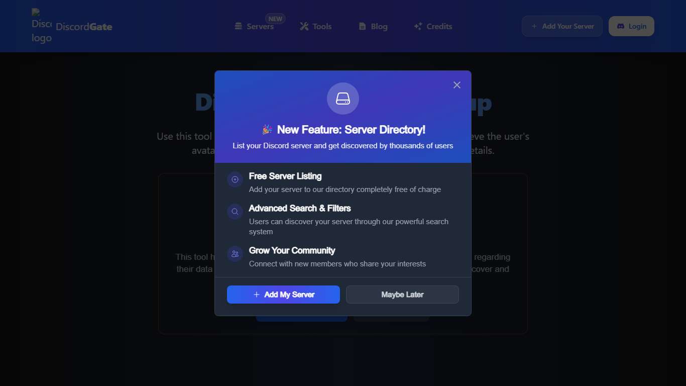 Discord Username Lookup | DiscordGate